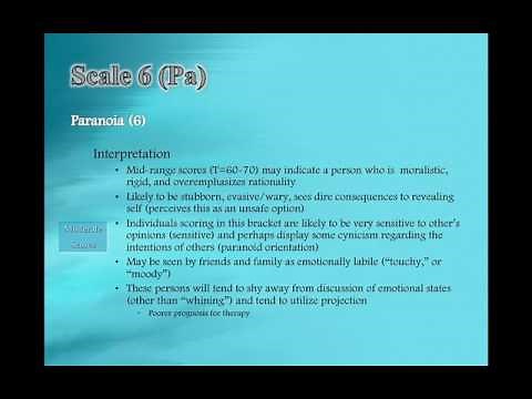 MMPI 2 Clinical Scales
