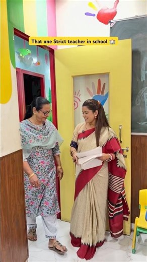 That one strict teacher in school 🏫 #shorts #sejalgabashorts #school #teacher