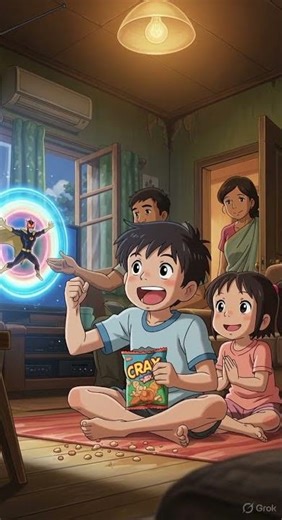 “Shaktimaan + Crax = 90s Magic 🦸‍♂️💛 | Best Childhood Memories” #ghiblistyle #90snostalgia