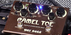 SNAMM '16 - MXR & Way Huge Super Badass Variac Fuzz, Camel Toe Mk II, & Double Double Overdrive Demos