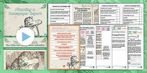 Newspaper Report Planning, Writing and Example Texts: The Little Red Riding Hood Collection