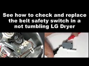 LG dryer not tumbling - The Belt