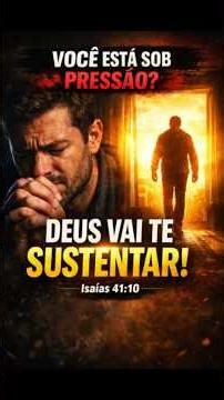 Essa pressão não vai te destruir#DeusVaiTeSustentar#PalavraDeHoje#MensagemDeFé#Salmo73