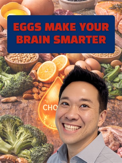 Choline: A Key Nutrient for Brain Health 🧠 Choline plays an important role in brain function and memory. Foods rich in choline include eggs, fish, caviar, organ meats, shiitake mushrooms, wheat germ, quinoa, peanuts, and almonds. Daily needs: • Women: about 425 mg • Men: about 550 mg Eggs are one of the most efficient sources, making them a simple way to help meet daily choline requirements. 🌐 https://bit.ly/AIH-Special 🎥 Watch the full episode: https://www.youtube.com/watch?v=VDSX8D-ESiA Ach