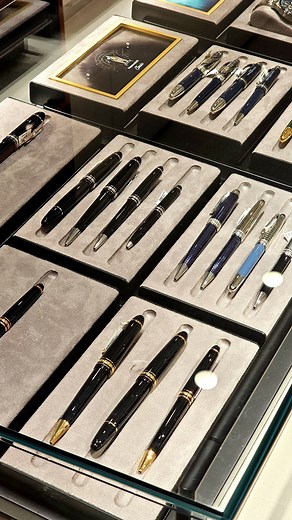 Elevate every signature with the timeless sophistication of a Mont Blanc pen from Henne 🖋️ #montblanc #montblancwatch #montblancboutique #shopsmallbusiness #pittsburghshopping #pittsburghjeweler | Henne Jewelers