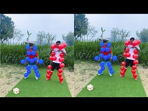 Epic Balloon Battle Challenge | Red vs Blue Showdown!