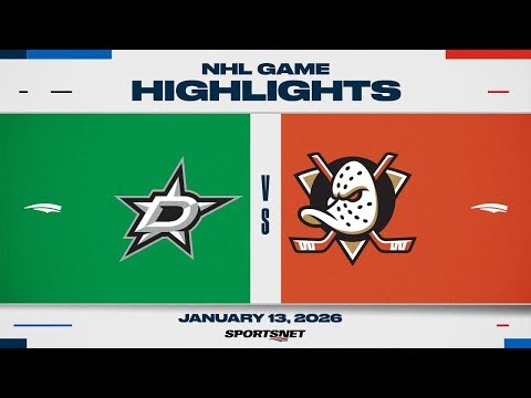 NHL Highlights | Stars vs. Ducks - January 13, 2026
