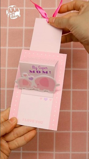DIY Pull-Out Card for Mom | Cute Handmade Greeting Card Idea