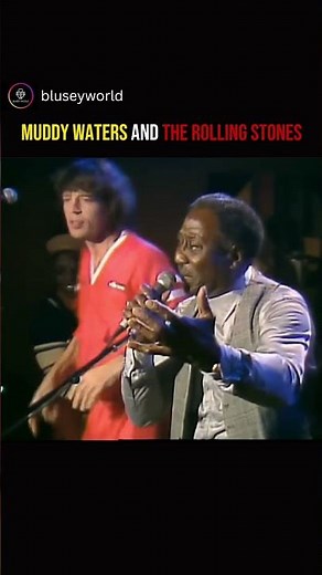 Muddy Waters performing Mannish Boy with The Rolling Stones #shorts
