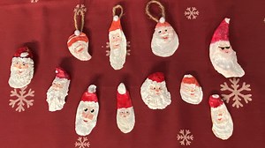 Clemson Extension Agent and Host of "Making It Grow" is joined by Clemson Extension Water Resources Agent Katie Collins and her sister Bridget Altman to learn how to use recycled oyster shells into Santa Claus Ornaments. | Making It Grow
