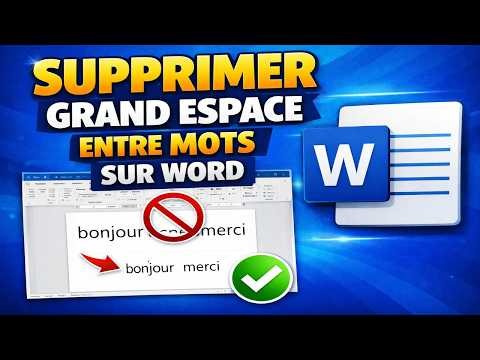 ✂️ Comment Supprimer Le Grand Espace Entre Mots Dans Word