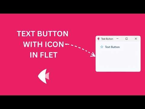 Text button with Icon in Flet (Python)