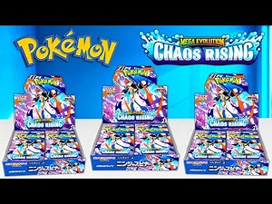 Opening MEGA "CHAOS RISING" Booster Boxes (Worth it?)