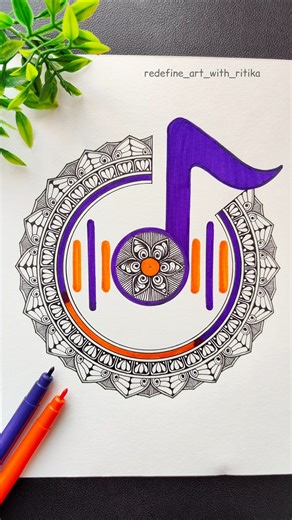 So Relaxing 🎵 Watch This Musical Mandala Come to Life