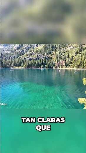 Lago Tahoe: ¡Paraíso de Montaña y Aguas Cristalinas! #shorts
