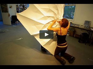 Flower Tower Origami Fold