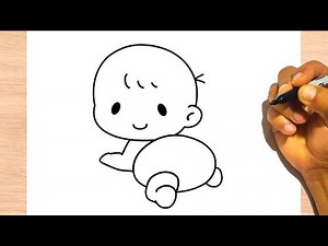 How to Draw a Baby easy - Drawing Step by Step