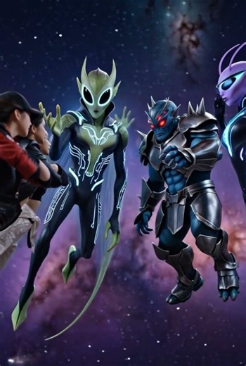 Korean Female Warriors vs Alien Overlord 👽🔥 #shorts