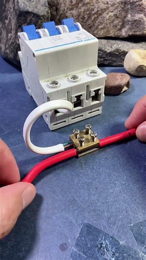 导线T型快速接法 #接线技巧