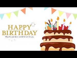 Happy Birthday! Moving Message Card | Celebration song