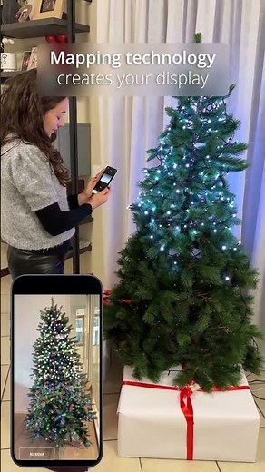 How to put Twinkly lights on the Christmas Tree