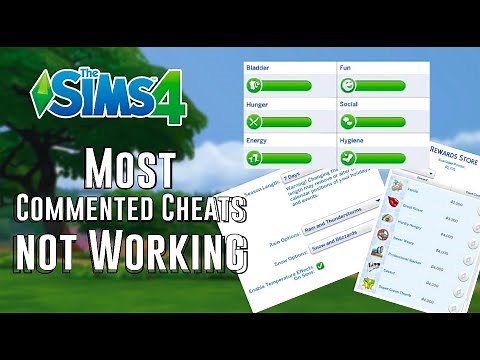 The Sims 4 Most Commented Cheats (Not Working)