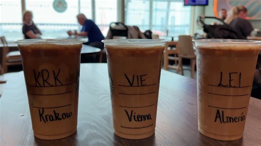 We needed to reveal our new destinations with easyJet, and our fantastic Starbucks UK staff were on hand to help! Introducing… 🇪🇸 Almería 🇦🇹 Vienna 🇵🇱 Krakow The new routes commence this winter, and are now on sale at easyJet.com. | Liverpool John Lennon Airport