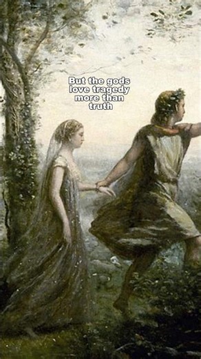 Jean-Baptiste-Camille Corot -Orpheus Leading Eurydice from the Underworld(1861) #art #greekmythology