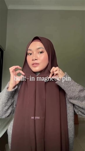 Effortless Hijab Styling with the Flowy 3in1 Hijab in Coco