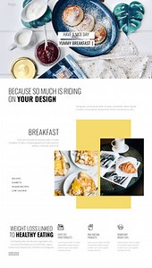 Healthy way of eating food - Landing Page by Nicepage