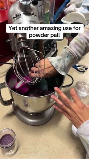 Would you use a powder pal to scoop your goop? #fyp #newyear #preworkout #messytiktok