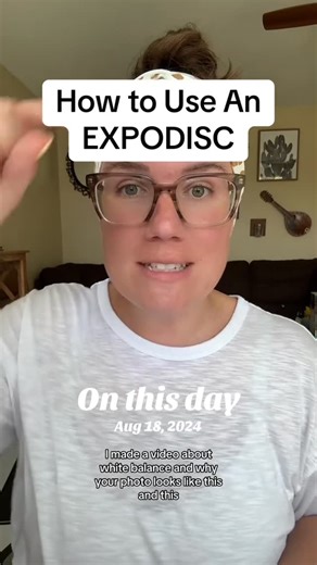 Nancy on Instagram: "How to use an expodisc to get a custom, perfect white balance! #camerasettings #photography101 #learningphotography #camerasetup #photographyclass #whitebalance"