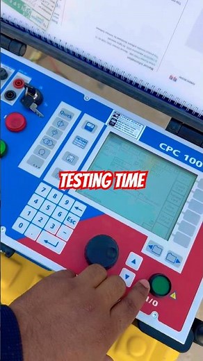 Testing with Omicron CPC 100 #shorts #electrical