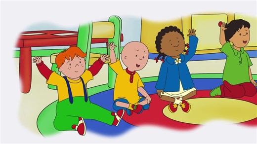 Caillou S05:E07 - Sharing the Rocketship // Coach Grandpa // the Safety Helper
