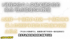 【ATR指标 技术分析】10分钟教会你跟1%%专业交易员一样使用ATR来设置止盈点和止损点