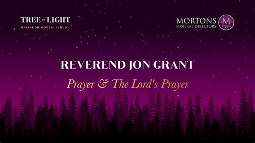 Join us in prayer with Reverend Jon Grant, in memory of those we have loved and lost, as part of this year’s Tree of Light Memorial Service ⭐ This moment invites us to pause, reflect and remember those who continue to live on in our hearts and memories. To watch the full Tree of Light Memorial Service and write a Memorial Star, please click the link in the comments. | Mortons Funeral Directors, serving Birmingham & Worcestershire | Facebook