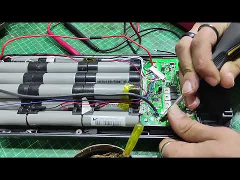 36V 13AH Lithium Ion Battery Pack Repair. How to replace BMS. Vitesse Rear Rack Battery.