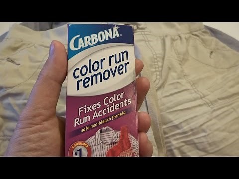 Product Review: Carbona Color Run Remover