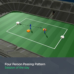 247K views · 2.6K reactions | Today's session is a four person passing pattern... 4️⃣‍ Learn more about this practice through the link in the comments. | SportSessionPlanner.com | Facebook