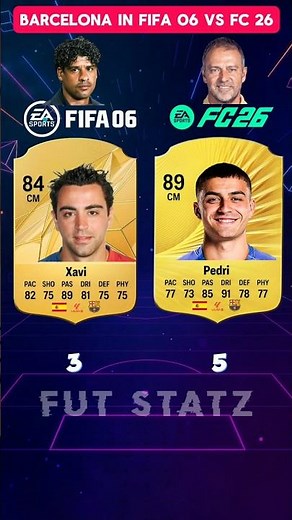 Barca in FIFA 06 Vs FC 26 #fifa #fc26