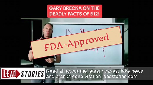 Fact Check: Cyanocobalamin In B12 Supplements Is NOT Harmful | Lead Stories