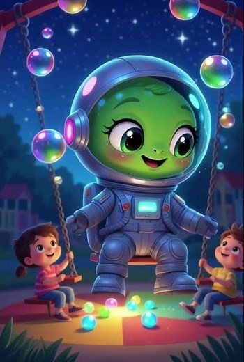 “The Friendly Alien 👽🌈✨