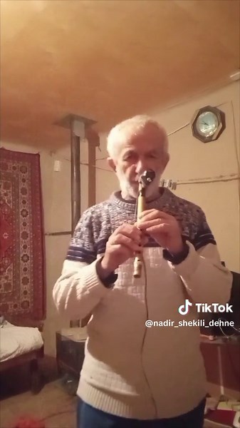 Melodic Recorder Performance in Cozy Living Room