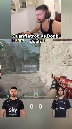 He destroyed Donk last night (He is looking for a new team)#juanflatroo#donk#cs2#fyp#viral