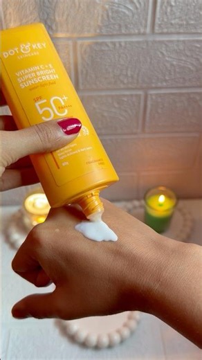 DOT&KEY SUNSCREEN! #review #unboxing #skincare #shortsfeed