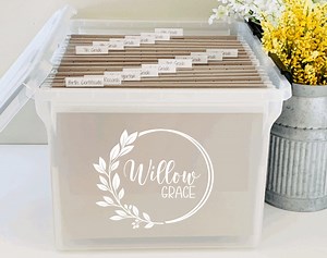 Kids File Box , Milestone Tote , Memory Box , Organization School Box , Baby File Box , Milestone Box , Keepsake Box , Kit , Baby Memory Box - Etsy