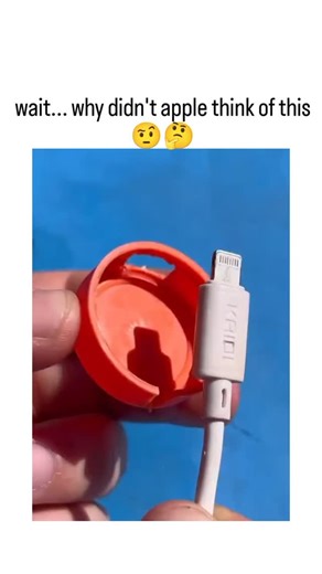 Science world 🌍 on Instagram: "The post features a 26-second video demonstrating a DIY repair for a frayed Apple Lightning cable by encasing the connector in a plastic bottle cap filled with hot glue, allowing it to charge a phone afterward, presented with sarcastic commentary questioning Apple's innovation. This hack addresses a frequent user complaint about Lightning cables fraying at the connector after repeated bending, a issue echoed in Apple forums and Reddit threads, though Consumer Repo