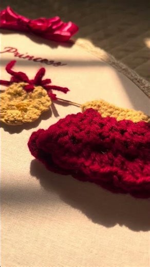 A Princess Arrives | Hand Embroidered Baby Keepsake