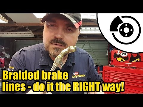 How to make Stainless steel braided brake lines the RIGHT way #1336