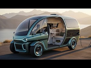 Triciclo Camper Eléctrico 2026 Mini RV Futurista con Interior de Lujo y Precio Increíble Moto Mundo